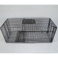 Medium Animal Cage Trap Black Powder Coated Metal Trap Manufactory